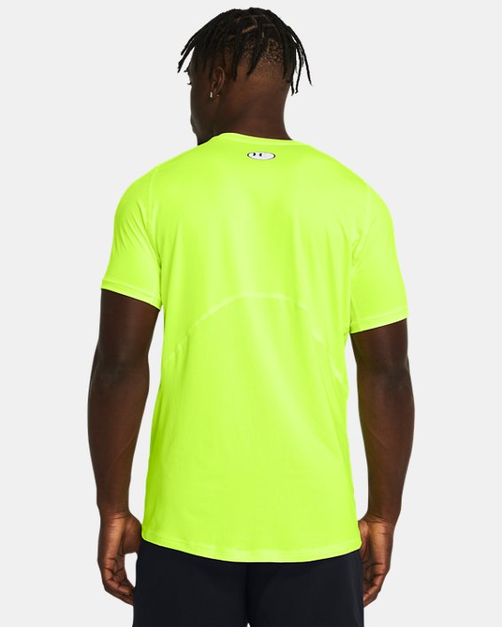 Herren T-Shirt HeatGear® Passgenau, Yellow, pdpMainDesktop image number 1